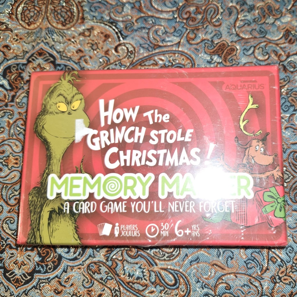 How the Grinch Stole Christmas Memory Master Card Game
